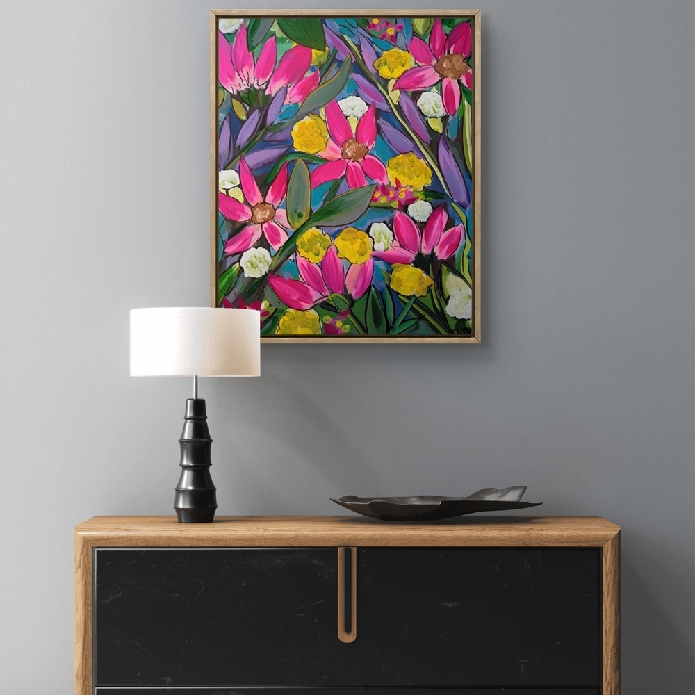Vibrant Floral Art Print